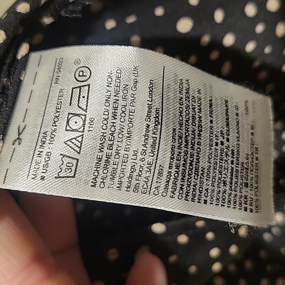 ❤️ BANANA REPUBLIC BUTTON DOWN TIE SLEEVE DILLON SHIRT/TOP, XS - Picture 5 of 7